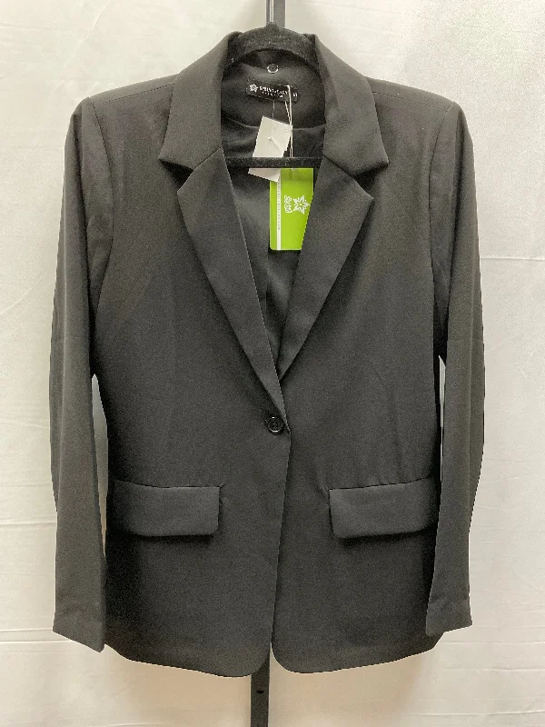 Blazer By Clothes Mentor In Black, Size: S