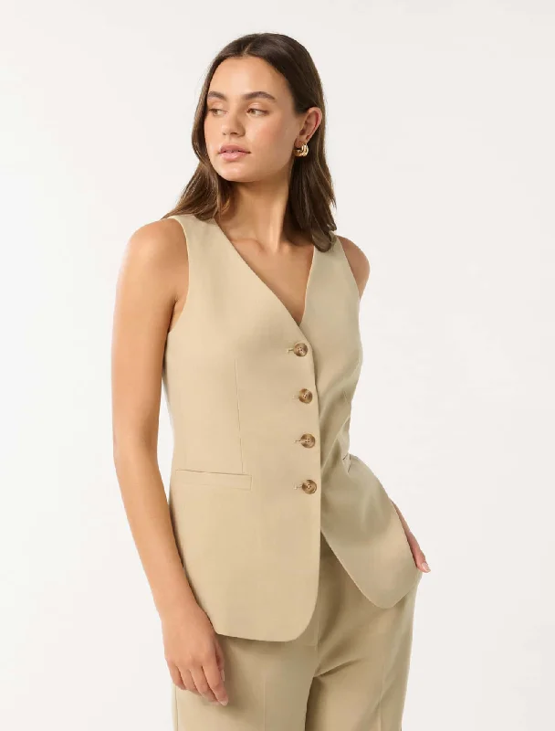 Freya Longline Waistcoat