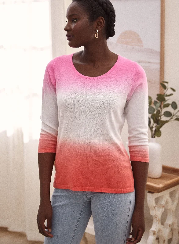 Ombré Dip Dye Sweater