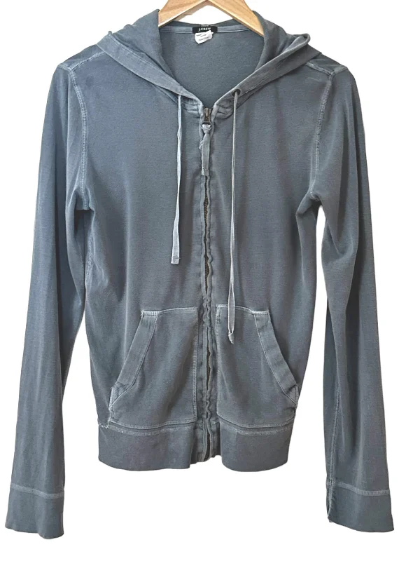 Soft Summer Anchor Gray Zipper Hoodie