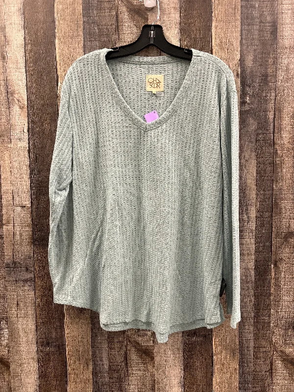 Sweater By Chaser In Green, Size: Xl