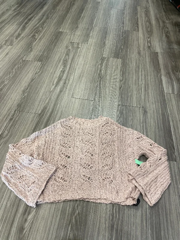 Sweater By Clothes Mentor In Pink, Size: L