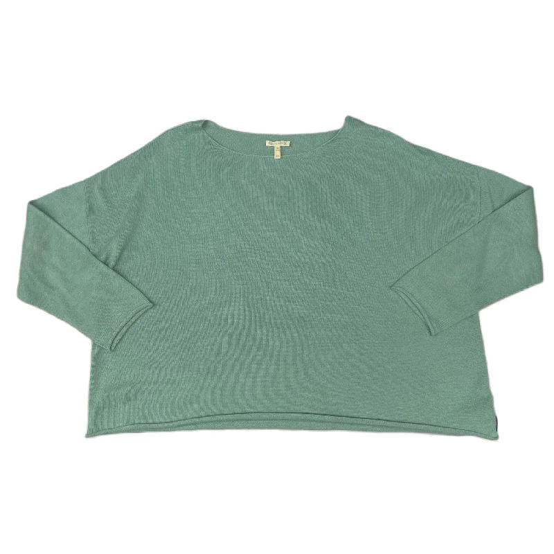 Sweater By Eileen Fisher In Green, Size: L