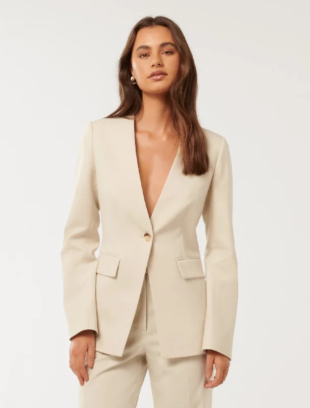 Xena Collarless Blazer