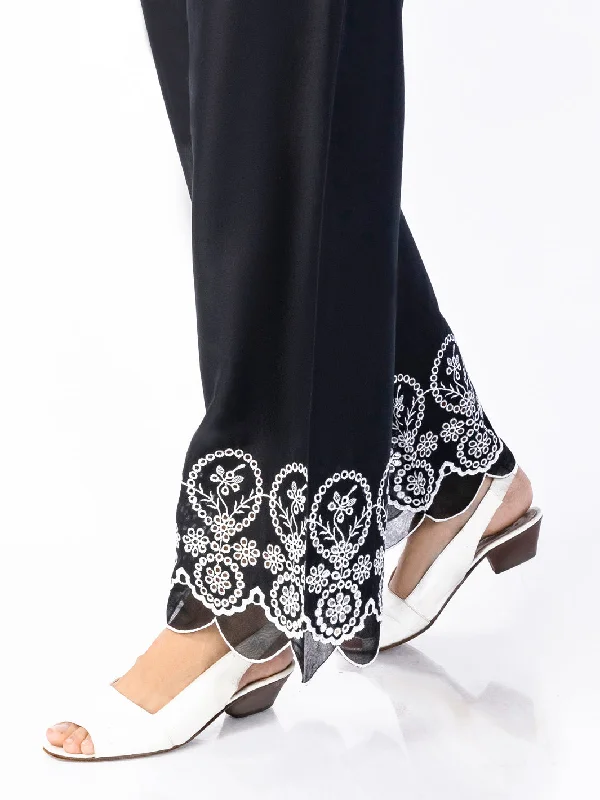 Black Cambric Trousers - AL-T-682