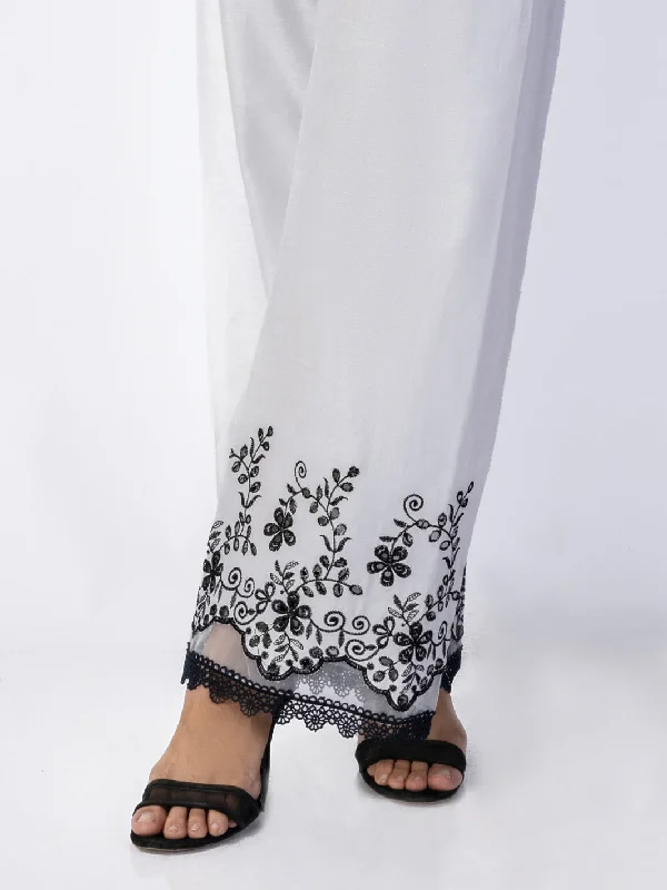 White Cambric Trousers - AL-T-683