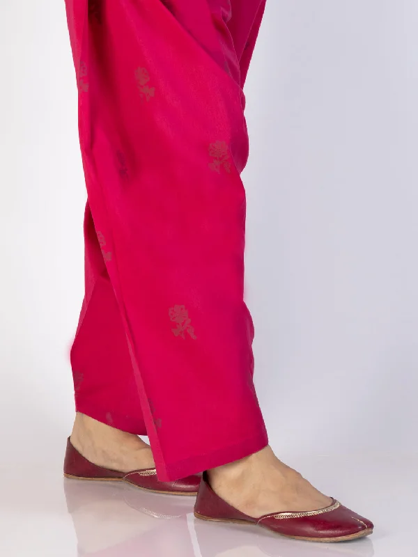 Fuchsia Cambric Trousers - AL-T-706