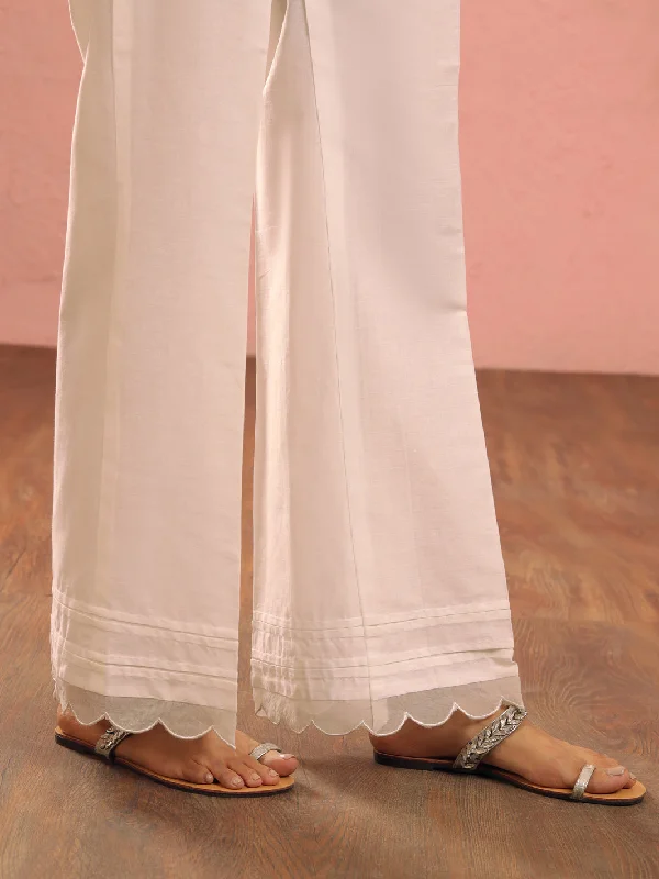 White Dyed Trousers - AL-T-727