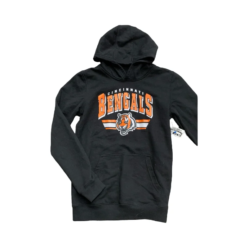 Cincinnati Bengals Sweatshirt Hoodie By Clothes Mentor In Black, Size: XS