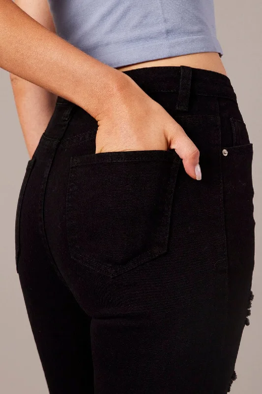 Black Skinny Jean High Rise