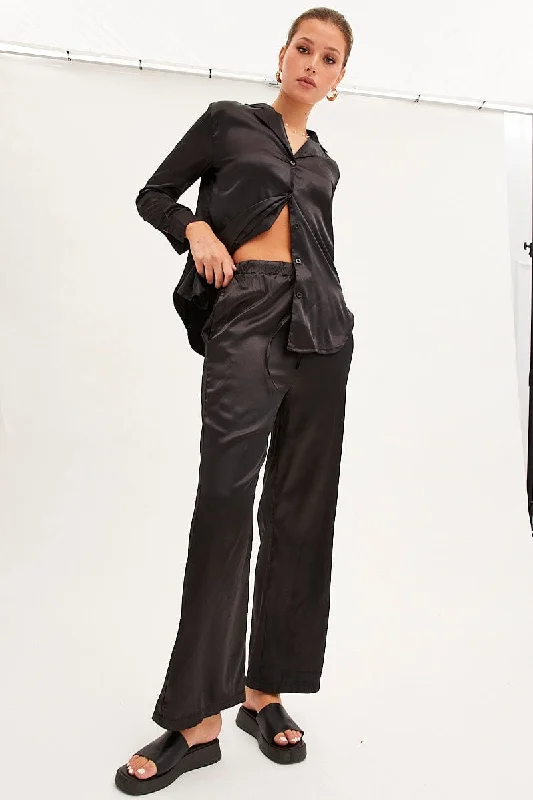 Black Wide Leg Pants