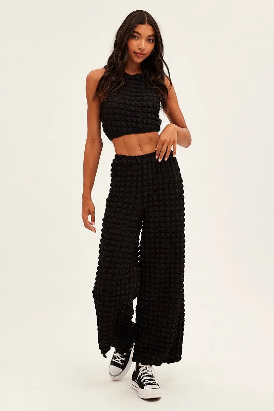 Black Wide Leg Pants