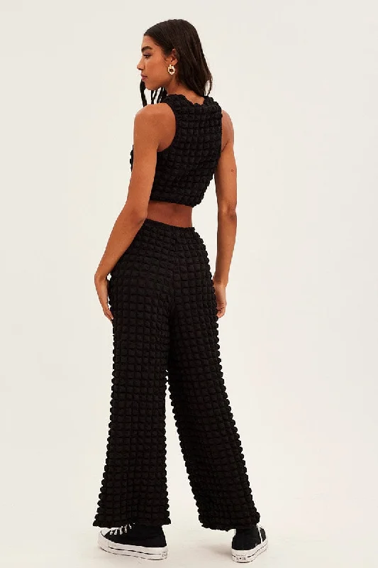 Black Wide Leg Pants