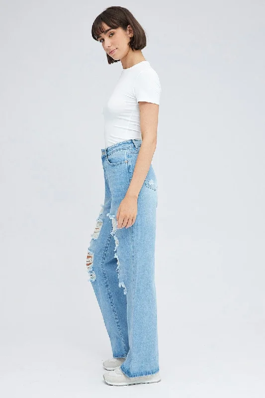 Denim 90's Wide Leg Jeans