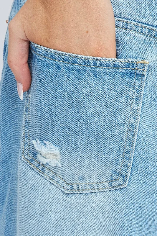 Denim 90's Wide Leg Jeans