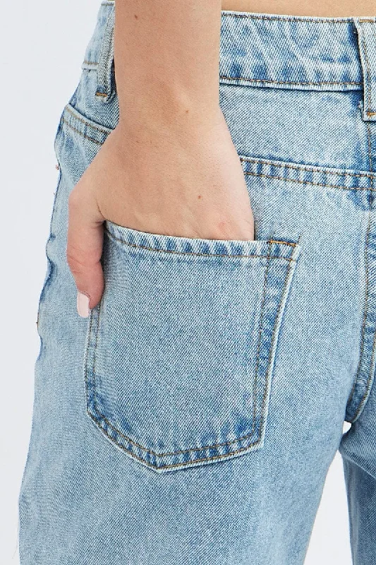 Denim Baggy Denim Jeans Low rise