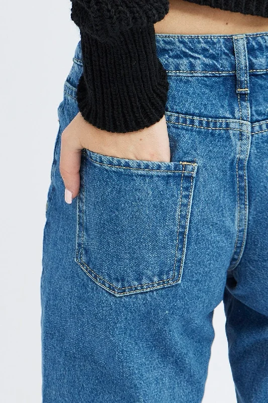 Denim Baggy Denim Jeans Low rise