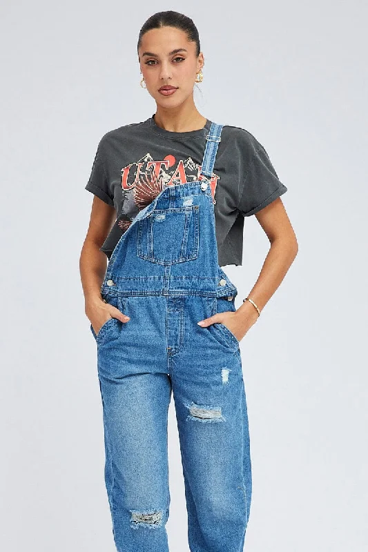 Denim Overall Jeans