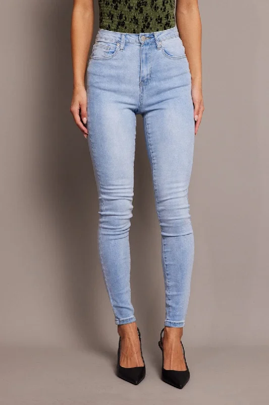 Denim Skinny Jean High Rise