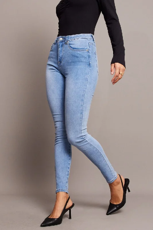 Denim Skinny Jean High Rise