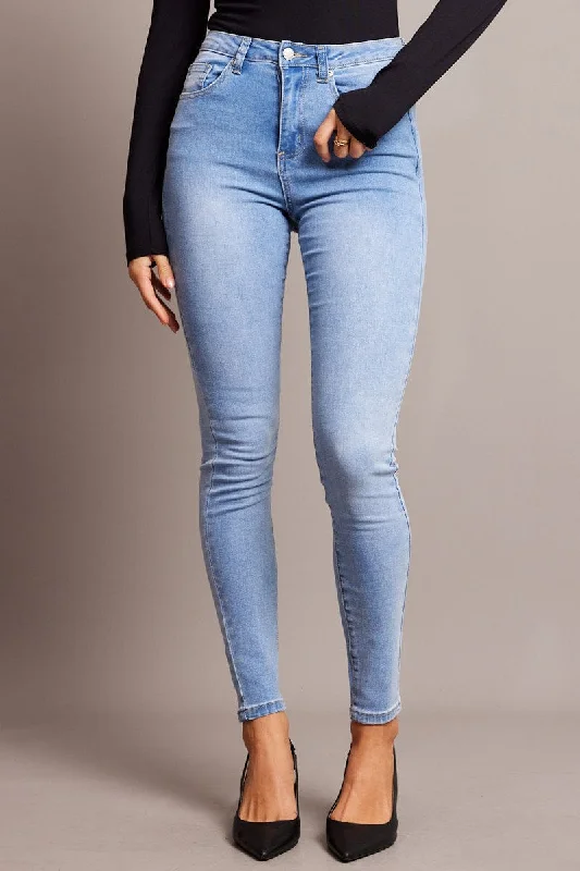 Denim Skinny Jean High Rise