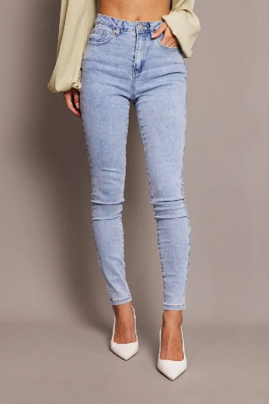 Denim Skinny Jean High Rise