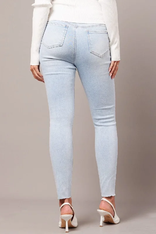 Denim Skinny Jean High Rise