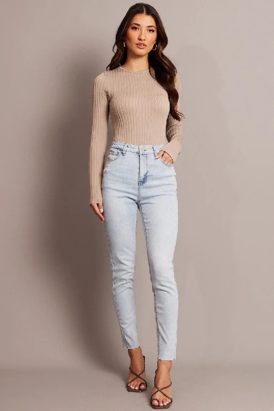 Denim Skinny Jean High Rise