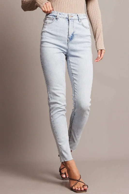 Denim Skinny Jean High Rise