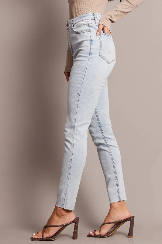 Denim Skinny Jean High Rise