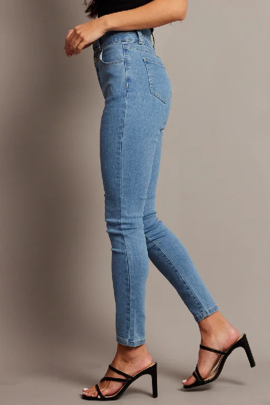 Denim Skinny Jean High Waist