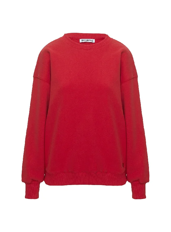 Dream Fleece Classic Crewneck Sweatshirt Red