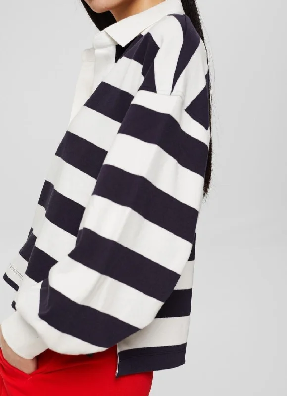 Esprit - Oversized Striped Polo