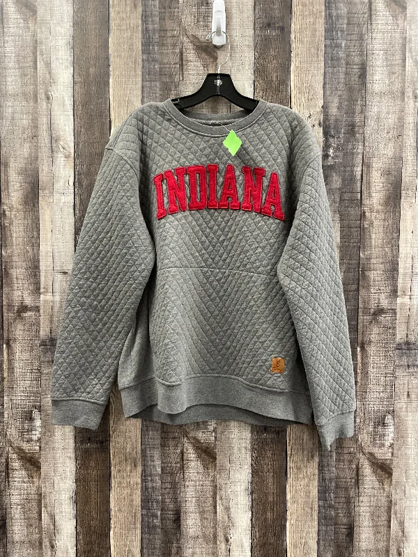 Grey Sweatshirt Crewneck Cme, Size Xl