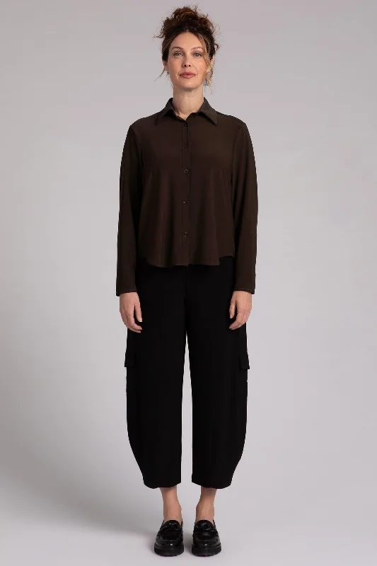 Hepburn Shorty Shirt | Chocolate