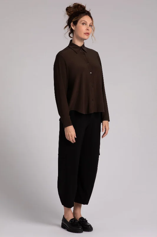 Hepburn Shorty Shirt | Chocolate