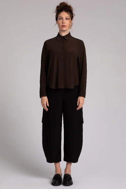 Hepburn Shorty Shirt | Chocolate