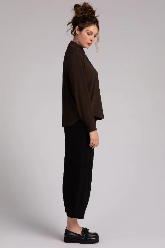 Hepburn Shorty Shirt | Chocolate