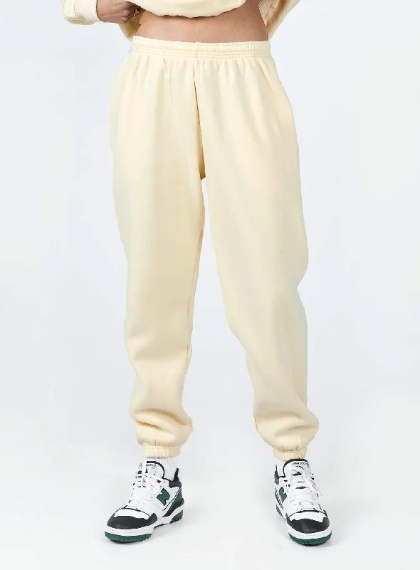 Meika Track Pants Beige