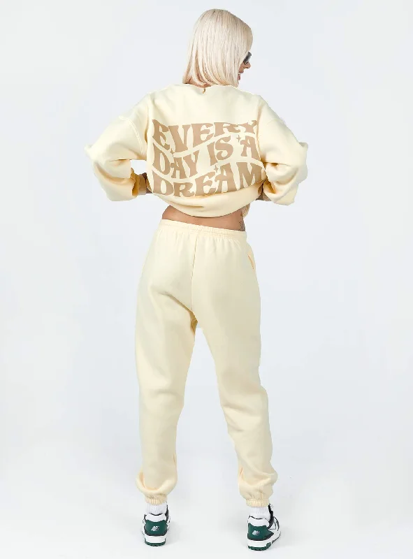 Meika Track Pants Beige