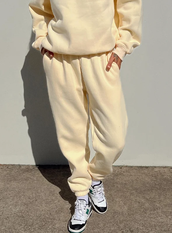 Meika Track Pants Beige