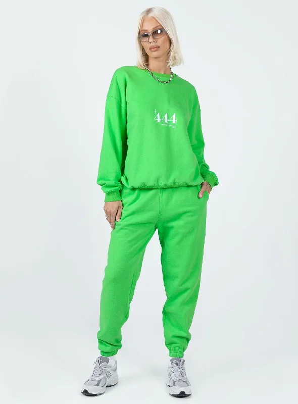 Meika Track Pants Green