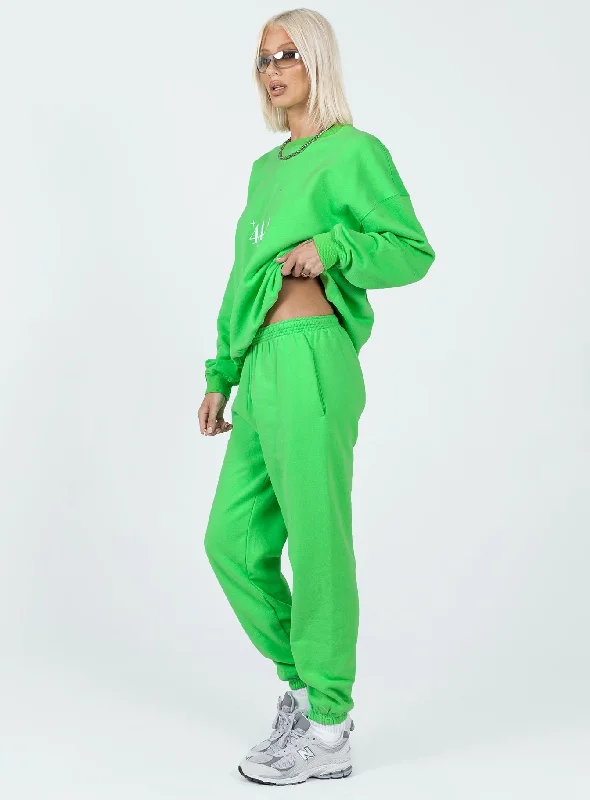 Meika Track Pants Green