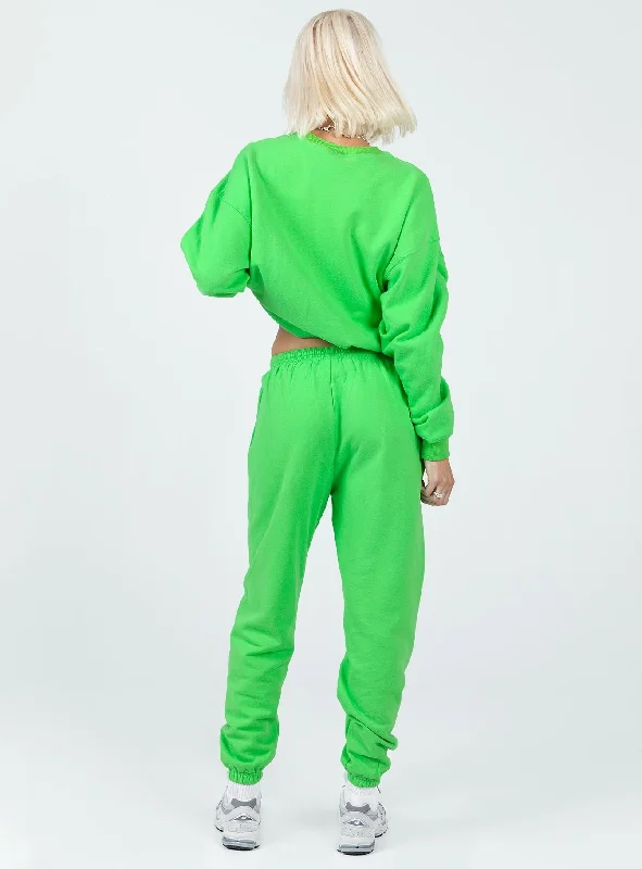 Meika Track Pants Green