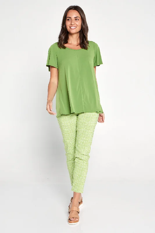 Moira Pants - Green Gingham