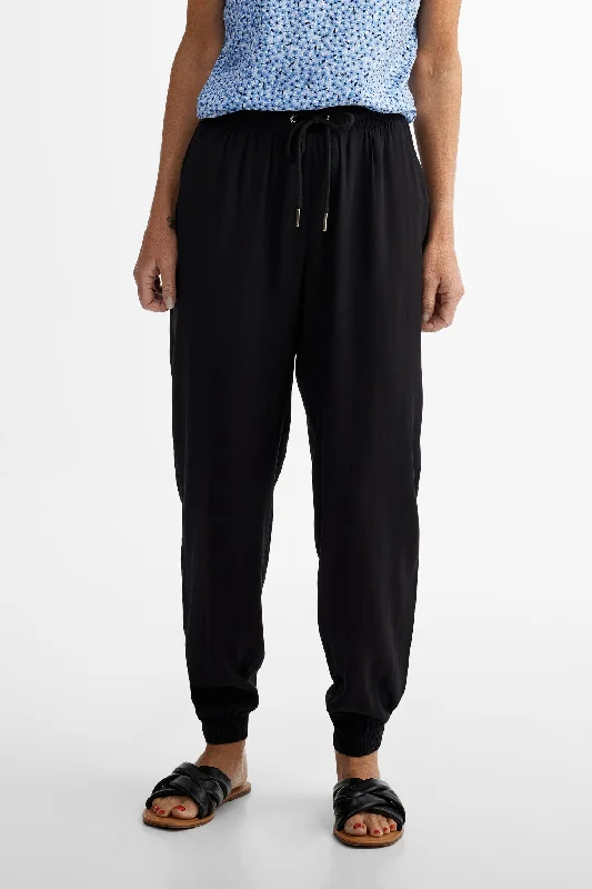 Pantalon jogger en Challis - Femme