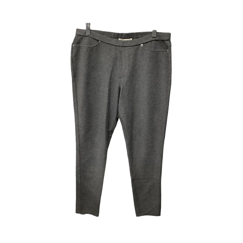 Pants Leggings By Michael By Michael Kors In Grey, Size: L