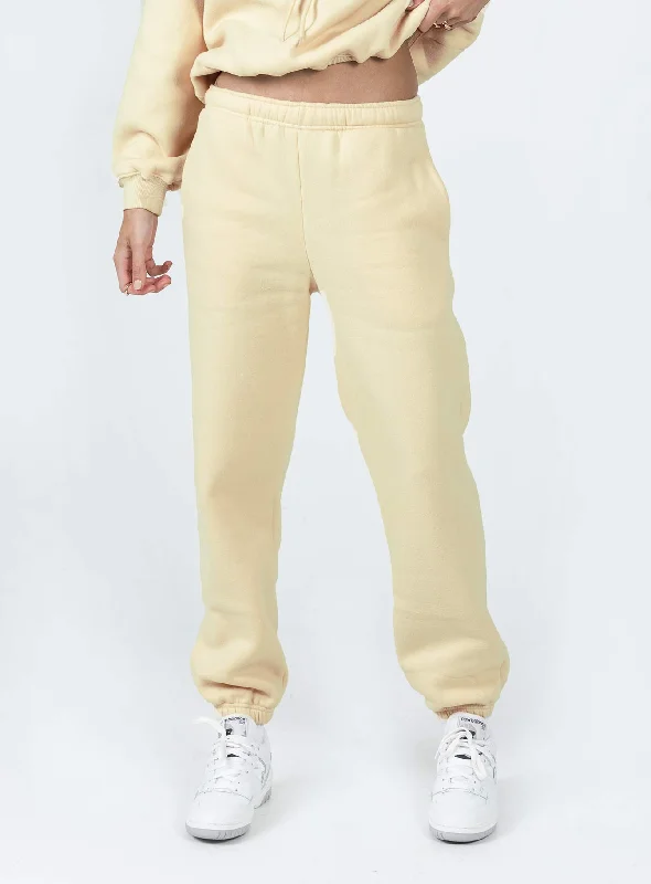 Pheonix Track Pants Cream