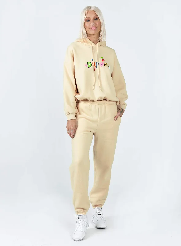 Pheonix Track Pants Cream