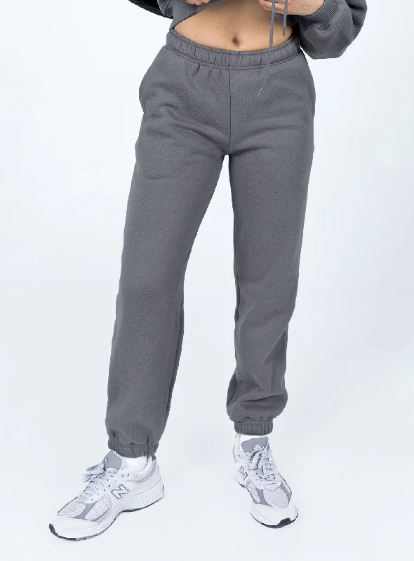 Pheonix Track Pants Charcoal